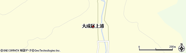 北海道せたな町（久遠郡）大成区上浦周辺の地図