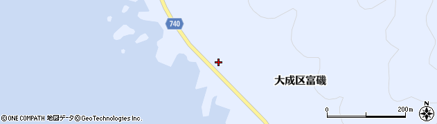 北海道久遠郡せたな町大成区富磯160周辺の地図