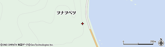 北海道広尾町（広尾郡）ヲナヲベツ周辺の地図
