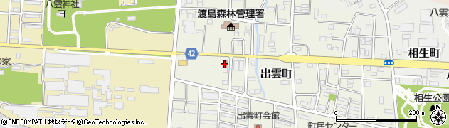 八雲宮園郵便局周辺の地図