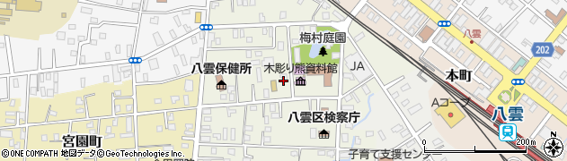 北海道八雲町（二海郡）末広町周辺の地図