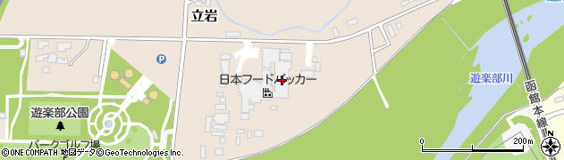 北海道二海郡八雲町立岩356周辺の地図