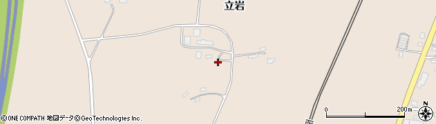 北海道二海郡八雲町立岩335周辺の地図