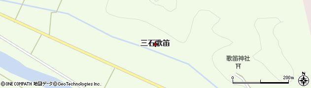 北海道日高郡新ひだか町三石歌笛周辺の地図