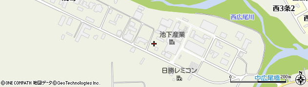 有限会社岡嶋水産　中広尾工場周辺の地図