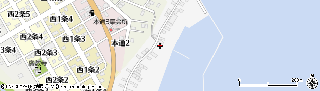 北海道広尾町（広尾郡）会所前周辺の地図
