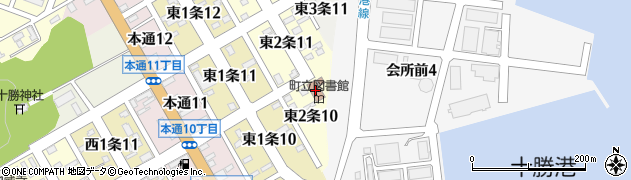 広尾町立図書館周辺の地図