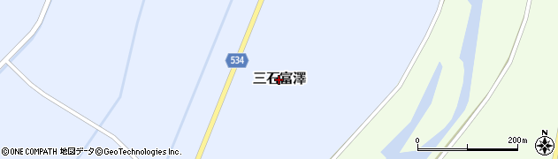 北海道新ひだか町（日高郡）三石富澤周辺の地図