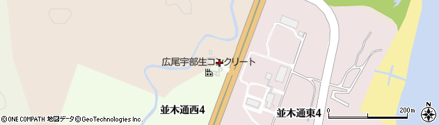 広尾宇部生コンクリート有限会社周辺の地図