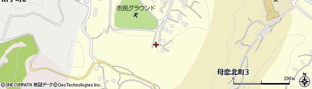北海道室蘭市新富町周辺の地図