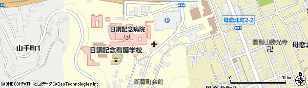 日本製鋼所室蘭労働組合周辺の地図