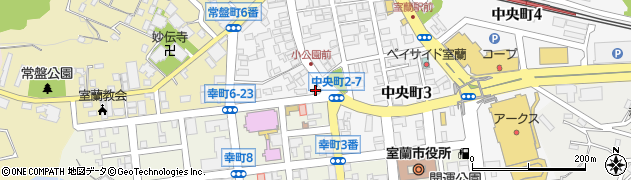 明光義塾　室蘭・中央教室周辺の地図