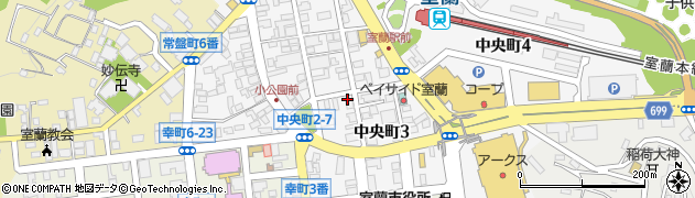 北京亭 中央店周辺の地図