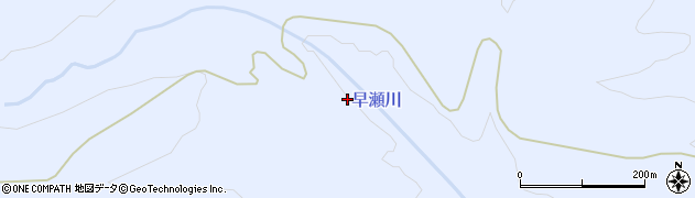 早瀬川周辺の地図