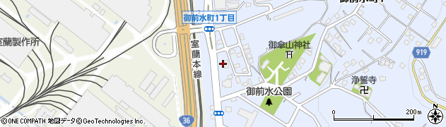 セイコーマート室蘭御前水店周辺の地図