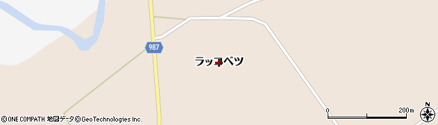 北海道広尾町（広尾郡）ラッコベツ周辺の地図