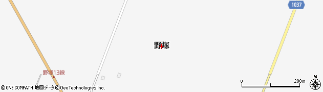 北海道広尾町（広尾郡）野塚周辺の地図