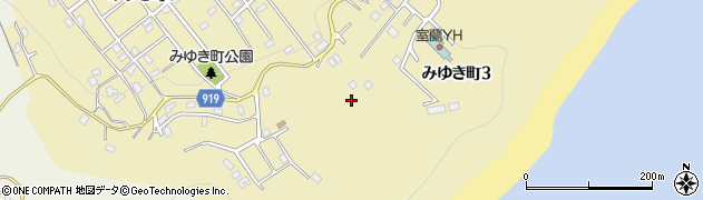 北海道室蘭市みゆき町3丁目周辺の地図