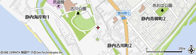 北海道新ひだか町（日高郡）静内古川町周辺の地図