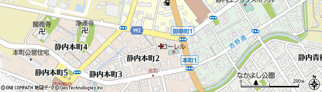 養老乃瀧 静内店周辺の地図