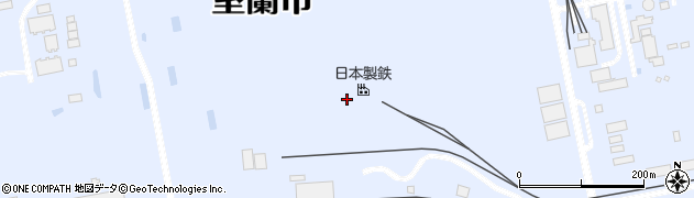 北海道室蘭市仲町周辺の地図