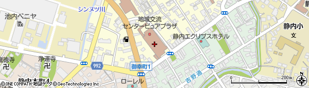 あきん堂静内店周辺の地図