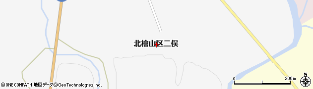 北海道久遠郡せたな町北檜山区二俣周辺の地図