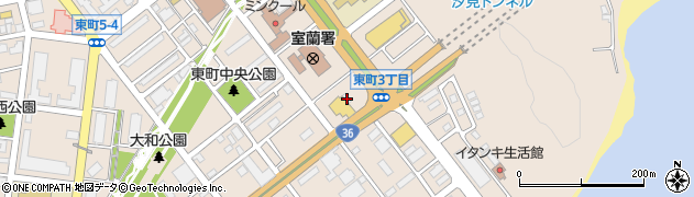 トヨタレンタリース札幌室蘭南店周辺の地図