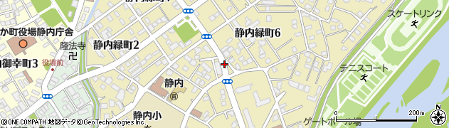 北海道新ひだか町（日高郡）静内緑町周辺の地図