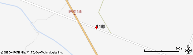 北海道広尾町（広尾郡）野塚（１１線）周辺の地図