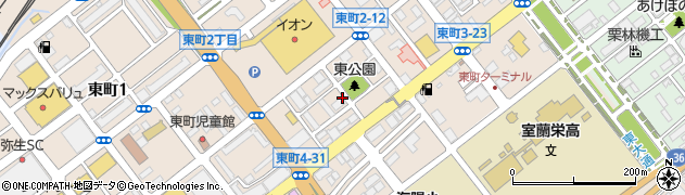 北海道電気保安協会室蘭支部周辺の地図