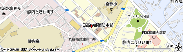 札幌家庭裁判所静内出張所周辺の地図