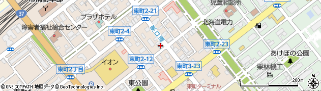 自衛隊札幌地方協力本部室蘭地域事務所周辺の地図