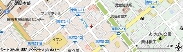綜合警備保障株式会社　北海道支社室蘭営業所周辺の地図