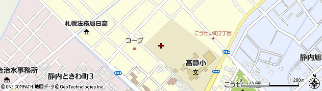 北海道新ひだか町（日高郡）静内こうせい町周辺の地図