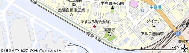 中島あすなろ町会　会館周辺の地図