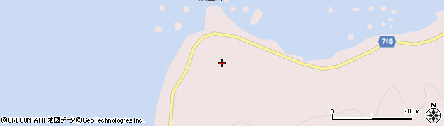水垂岬灯台周辺の地図