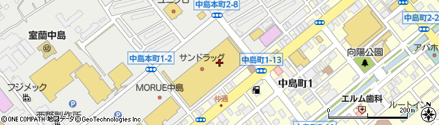 フラワーショップいしざかスーパーアークス中島店周辺の地図