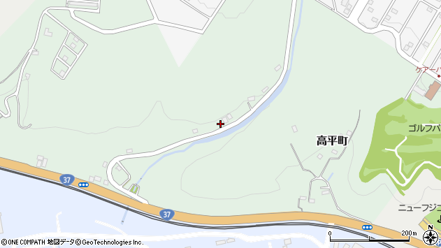 〒050-0062 北海道室蘭市高平町の地図