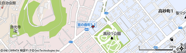 日本習字高砂教室周辺の地図