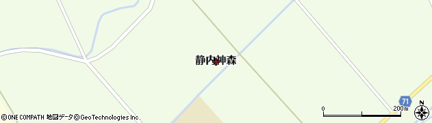 北海道新ひだか町（日高郡）静内神森周辺の地図