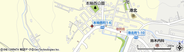 株式会社室蘭典礼社　平成斎場本輪西土生支店周辺の地図