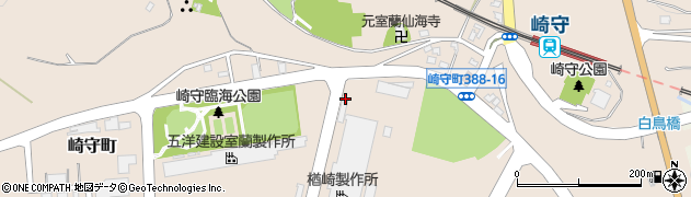 株式会社楢崎製作所　室蘭工場・検査課周辺の地図