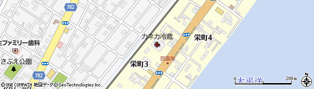 カネカ冷蔵株式会社　登別工場周辺の地図