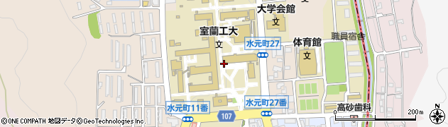 室蘭工業大学　施設課周辺の地図