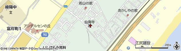 仙海寺周辺の地図