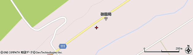 日高南部森林管理署奥静内・春別森林事務所周辺の地図