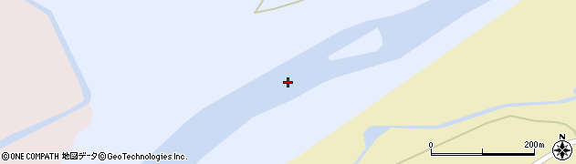 静内川周辺の地図