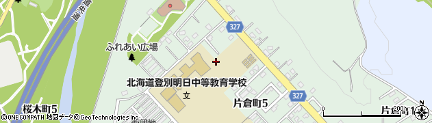 北海道登別市片倉町周辺の地図