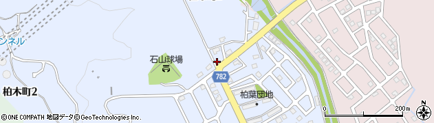 北海道登別市柏木町周辺の地図